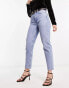 Фото #1 товара & Other Stories stretch tapered leg jeans in Vanity Blue - EXCLUSIVE