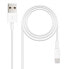 Фото #2 товара NANOCABLE 10.10.0400 50 cm USB-A To Lightning Cable