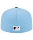 ფოტო #5 პროდუქტის Men's Sky Blue, Cilantro Florida Marlins 2003 World Series Cooperstown Collection 59FIFTY Fitted Hat