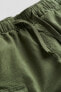 Фото #2 товара Linen-blend Cargo Shorts