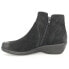 Фото #3 товара Propet Waverly Wedge Booties Womens Black Casual Boots WFX085LBS