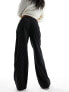 Фото #3 товара Stradivarius tailored pull on trouser in black pinstripe