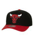 ფოტო #1 პროდუქტის Men's Black, Red Chicago Bulls Soul XL Logo Pro Crown Snapback Hat