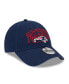 Фото #3 товара Men's Navy New England Patriots Outline 9FORTY Snapback Hat