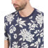 ORIGINAL PENGUIN Linen Cotton Slub Aop Floral short sleeve T-shirt