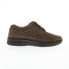 Фото #1 товара Drew Toledo 40895-65 Mens Brown Wide Nubuck Oxfords & Lace Ups Casual Shoes