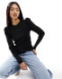 Фото #1 товара ONLY lightweight jumper in black