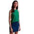 Фото #1 товара SUPERDRY Lily Crochet Insert sleeveless T-shirt