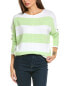 Фото #1 товара Forte Cashmere Bold Stripe Dolman Sweater Women's