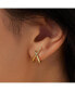 Gold Stud Earrings - Sloane