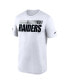 Фото #2 товара Men's White Las Vegas Raiders Impact Legend Performance T-Shirt