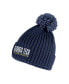 Фото #1 товара Men's Navy Georgia Tech Yellow Jackets Modern Ribbed Cuffed Knit Hat with Pom