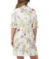 ფოტო #3 პროდუქტის Maternity Bloom Floral Button Through Shirt Dress