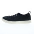 Drew Buzz 40994-19 Mens Black Wide Leather Lace Up Lifestyle Sneakers Shoes