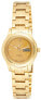 SEIKO Women's SYME02 5 Automatic Gold Dial Gold-Tone Stainless Steel Watch