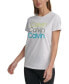 Фото #1 товара Calvin Klein Performance 280321 Triple Logo T-Shirt, Size Small