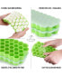 Honeycomb Shaped Silicone Ice Cube Tray - 2 Pc.