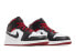 [DQ8423-106] Grade School Air Jordan RETRO 1 MID 'GYM RED BLACK TOE (GS)'