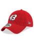 Фото #1 товара Men's Red Erik Jones Enzyme Washed 9Twenty Adjustable Hat