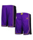 Big Boys Purple Los Angeles Lakers Statement Edition Swingman Performance Shorts