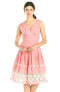 Фото #1 товара S.L. Fashions 154449 Women's Cotton Party Dress Sleeveless Coral Sz. 12