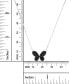 Фото #3 товара Macy's spinel Butterfly Necklace (1/3 ct. t.w.) in Sterling Silver