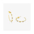 Фото #1 товара Серьги Radiant RY000002 Fantazium Gold Hoopsдинения.