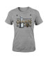 ფოტო #3 პროდუქტის Big Girls Heather Gray Vegas Golden Knights 2023 Stanley Cup Champions Locker Room T-shirt