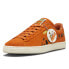 Puma Suede X Cheetah Lace Up Mens Orange Sneakers Casual Shoes 39721401