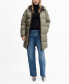 ფოტო #1 პროდუქტის Women's Hooded Padded Anorak