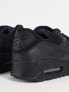 Nike Air Max 90 trainers in black drench