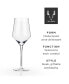 Фото #6 товара Raye Angled Crystal Chardonnay Wine Glasses, Set of 2, 13 Oz