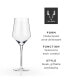 Raye Angled Crystal Chardonnay Wine Glasses, Set of 2, 13 Oz