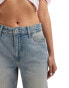 River Island relaxed straight ombre jean in lightwash blue hellblaue Waschung, EU 38 L30 - фото #4