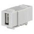 Фото #1 товара Rutenbeck 17010651 - Flat - White - USB A - Female - 7 g - 120 mm