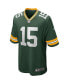 Фото #3 товара Men's Bart Starr Green Green Bay Packers Game Retired Player Jersey