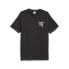 Фото #1 товара Puma Classics Graphic Crew Neck Short Sleeve T-Shirt Mens Black Casual Tops 6213