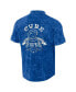 Фото #3 товара Men's Darius Rucker Collection by Royal Distressed Chicago Cubs Denim Team Color Button-Up Shirt