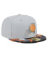 ფოტო #2 პროდუქტის Men's Gray Phoenix Suns Active Color Camo Visor 59FIFTY Fitted Hat