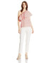 Фото #3 товара Trina Turk 144141 Women's Varvara Luxe Drape Pant Color White Wash Sz 2