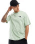 The North Face Snowboard retro back graphic t-shirt in sage green Exclusive at ASOS