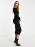 Фото #5 товара New Look Tall bardot mini dress in black