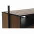 Фото #2 товара Мебель для прихожей с 2 ящиками DKD Home Decor Коричневый Чёрный Разноцветный Металл Древесина манго Зеркало 135 x 47 x 175 cm
