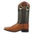 Фото #3 товара Roper James Embroidered Square Toe Cowboy Mens Brown Casual Boots 09-020-0904-3