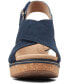 Фото #6 товара Women's Giselle Cove Slingback Platform Wedge Sandals