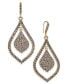 Gold-Tone Crystal Drop Earrings, Created for Macy's