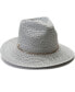 Фото #1 товара Chain Trim Oversized Straw Panama Hat