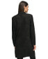 ფოტო #2 პროდუქტის Women's Fuaux-Suede Long-Sleeve Topper Jacket