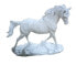 Фото #1 товара Skulptur Pferd Weiß Marmoroptik