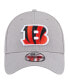 Men's Gray Cincinnati Bengals Active 39Thirty Flex Hat